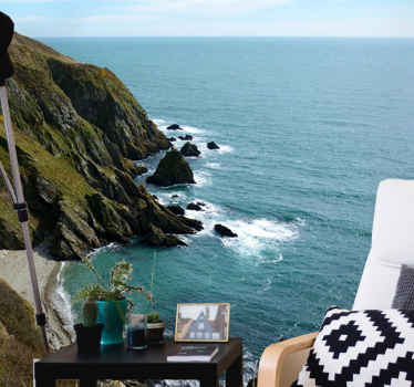 Fototapeta osamělý útes přírody - TenStickers