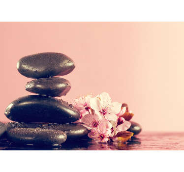 Balancing stones zen wall mural - TenStickers