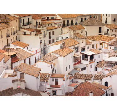 Fotomural ciudad precioso pueblo andaluz - TenVinilo