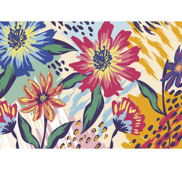 Van Gogh flowers Classic Art Wall Mural design for your living room to create a beauty to always behold. This design is very easy to apply.