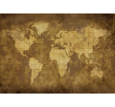 Let your children discover the world with this vintage map wall mural. Great way to decorate their rooms in the way they will love it!