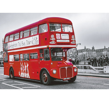 Tour bus london Wall Mural - TenStickers