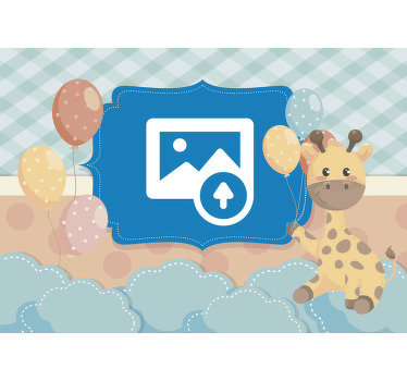 Nursery wallpaper to transform the picture of your beautiful newborn baby into a beautiful colorful photo wallpaper. You will love it!