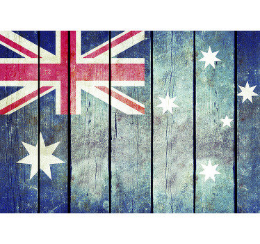 Australian Flag City wall mural - TenStickers