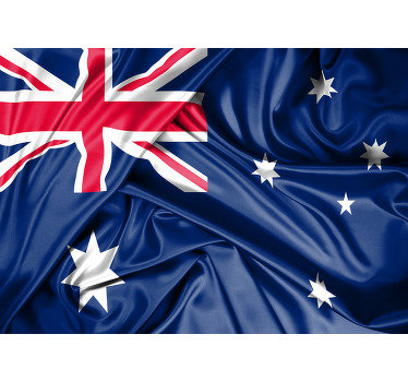 Wall mural for bedroom Autralian Flag - TenStickers