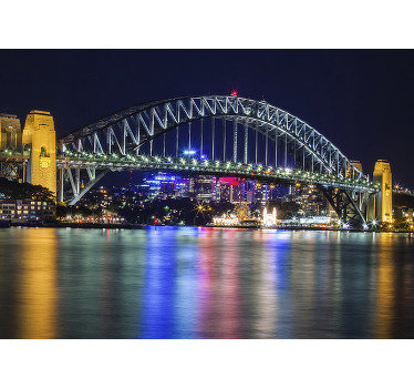 Sydney habour bridge photo wallpaper - TenStickers