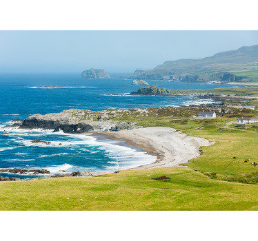 Malin head Ireland City wall mural - TenStickers