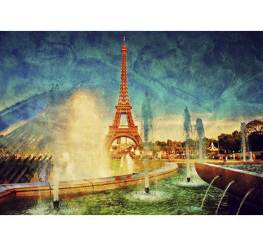 Paris bei Nacht Fototapete Städte - TenStickers