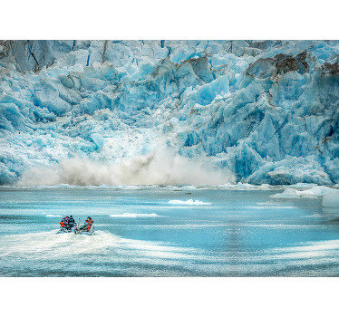 Mural de naturaleza panorama del hielo glacial - TenVinilo