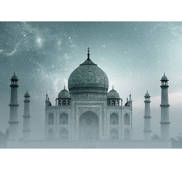 Fototapete Städte und Länder taj mahal nachtansicht - TenStickers