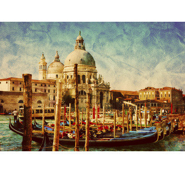 Venetië wijnoogst Fotobehang stad - TenStickers