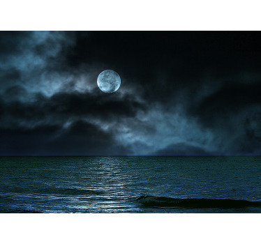 Murală întuneric de lună plină - TenStickers