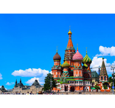 其他城市和国家的照片墙 标志性的大教堂景观 - TenStickers