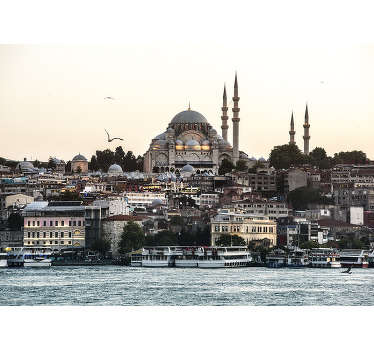 Istanbul okyanus duvar resmi - TenStickers