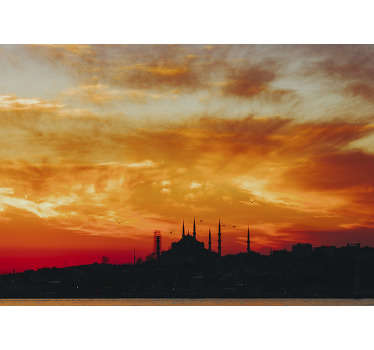 Istanbul manzarası duvar resmi - TenStickers