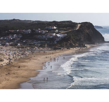 Mural de parede decorativo do mar Praia de Aljezur - TenStickers