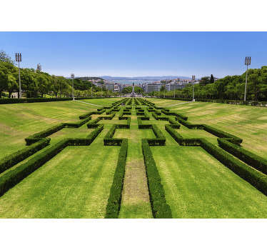 Com este mural de parede decorativo de Lisboa, pode apreciar a vista do Parque Eduardo VII num dia ensolarado.