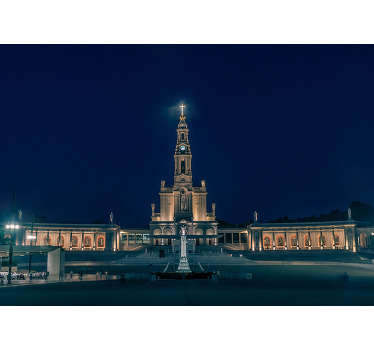 Mural de parede decorativo Santuário de Fátima - TenStickers