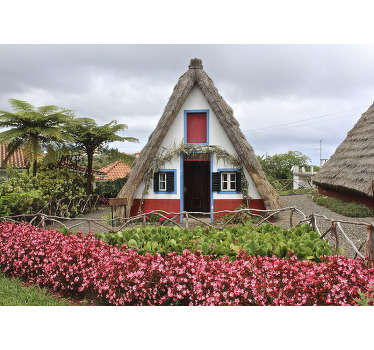 Fotomural decorativo Casas de Santana - TenStickers