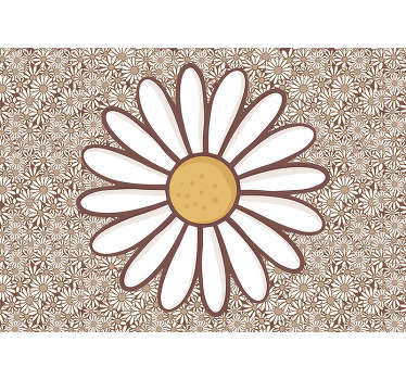 Zidni mural tratinčica cvijeta tratinčice - TenStickers