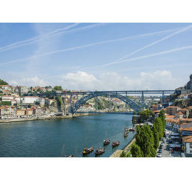 Fotomural decorativo de cidades Ponte D. Luís - TenStickers
