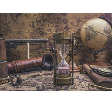 Fototapeta vintage mapa świata - TenStickers