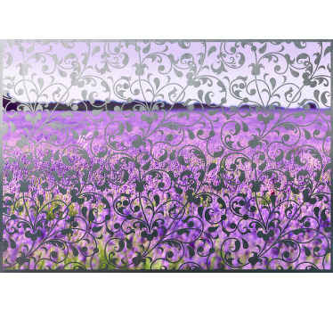 Ukrasni listovi zidnog murala cvijeta paisley - TenStickers