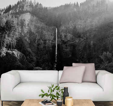 Multnomah falls Waterfall Wall Mural - TenStickers