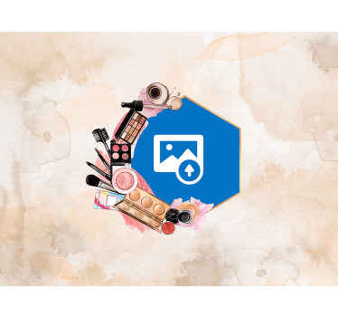 Fotomural frase esenciales de belleza de moda - TenVinilo