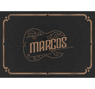 Personligt elegant design fototapet til teenageværelse - TenStickers