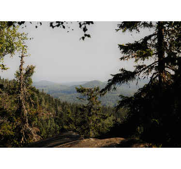 Kuuluisa ukko-koli-maiseman tapetti kuvalla valokuvatapetti luont - Tenstickers