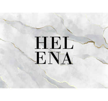 フレーズ壁画 パーソナライズされたテキストアクセント - TENSTICKERS