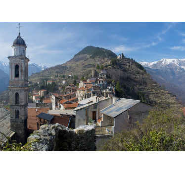 산 벽화 마을 - TenStickers