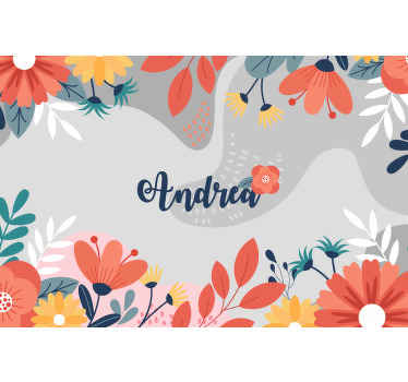 Personliga vårblommor anpassade fototapeter - Tenstickers