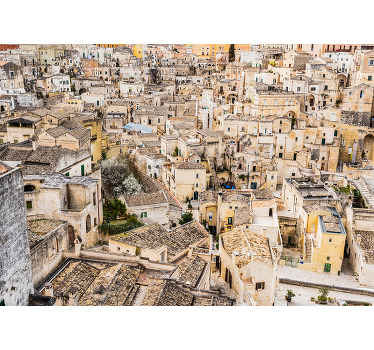 Sassi di matera tausta seinä valokuvatapetti - Tenstickers
