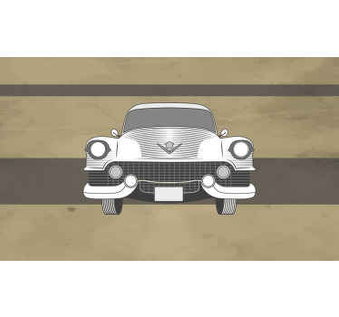 τάξη 51 τοιχογραφιών vintage cadillac - TenStickers