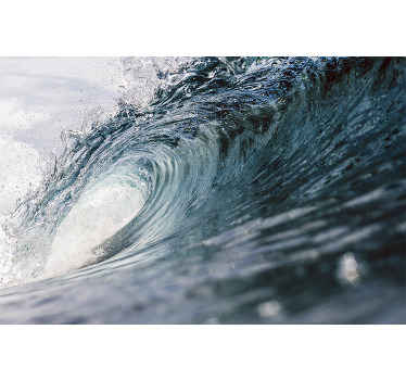 Belo e relaxante fotomural vinílico de parede de ondas instáveis do mar, perfeito para decorar as paredes do seu casa de banhoou quarto! Entrega em domicílio disponível.