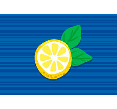 Ostale zidne freske umjetnost kriške limuna - TenStickers