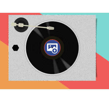 Vinyl Record custom wall mural - TenStickers