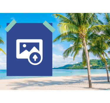 Tengerparti témájú scrapbook egyedi falfestmény - TenStickers