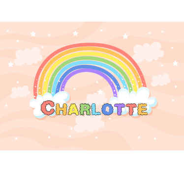 Fotomural personalizable Arcoiris de colores - TenVinilo