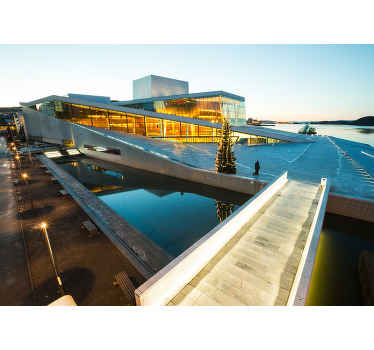 Fototapete Städte modernes architektonisches wunderwerk - TenStickers