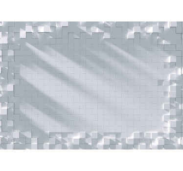 3d djupeffekt flygande rutor 3d fototapeta - Tenstickers