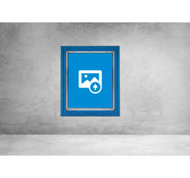 Textured with customizable image 3D Wall Mural - TenStickers