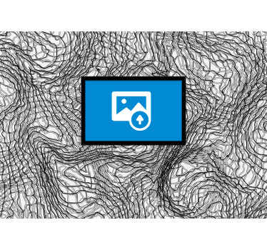 Dynamiske lys fototapet af byer - TenStickers