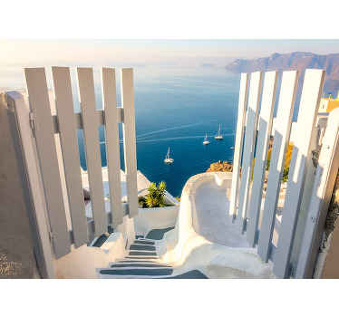 Fotomural mar Entrada a la playa - TenVinilo