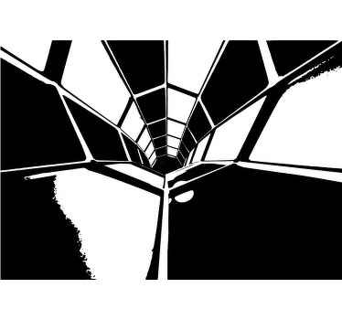 Geometrický perspektivní pohled Abstraktní fototapeta - TenStickers