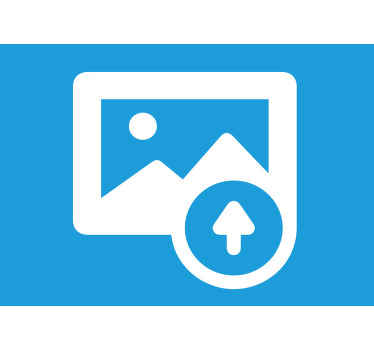 Fotomural mar mural de pared playa con palmeras - TenVinilo