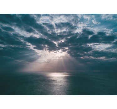 Mural de naturaleza luz oceánica - TenVinilo