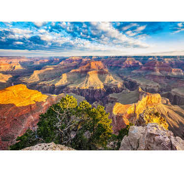 Fototapeta grand canyon blue sky - TenStickers